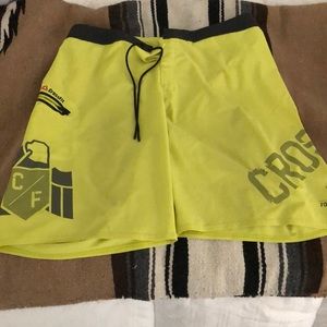 Reebok CrossFit board shorts.